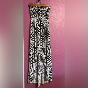 Strapless maxi dress